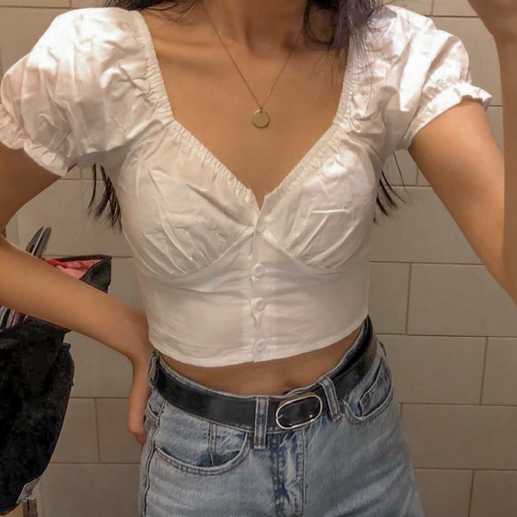 Princess Polly Abe Crop Top - Picture 1 of 1